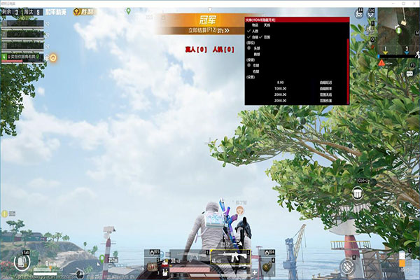 CF外挂win10透视自瞄效果
